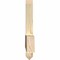 Ekena Millwork Eugene Rough Sawn Timber Gable Bracket, Douglas Fir, 48"W x 14"H x 2"D x 4"F, 7/12 Pitch GBW048X14X0204EUG00RDF - alternate 5